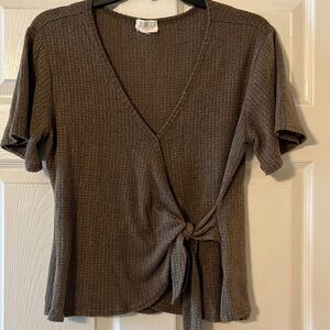 Sienna Sky faux wrap top size medium